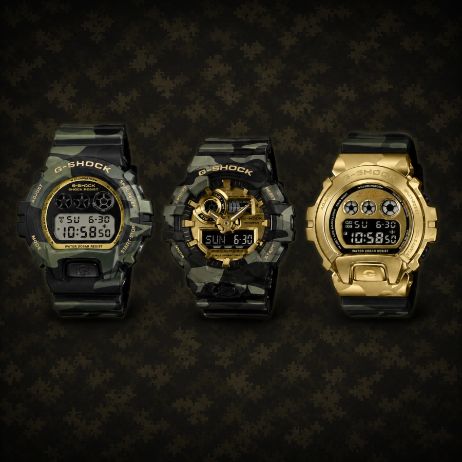 G-SHOCK: The Bold Camo Series