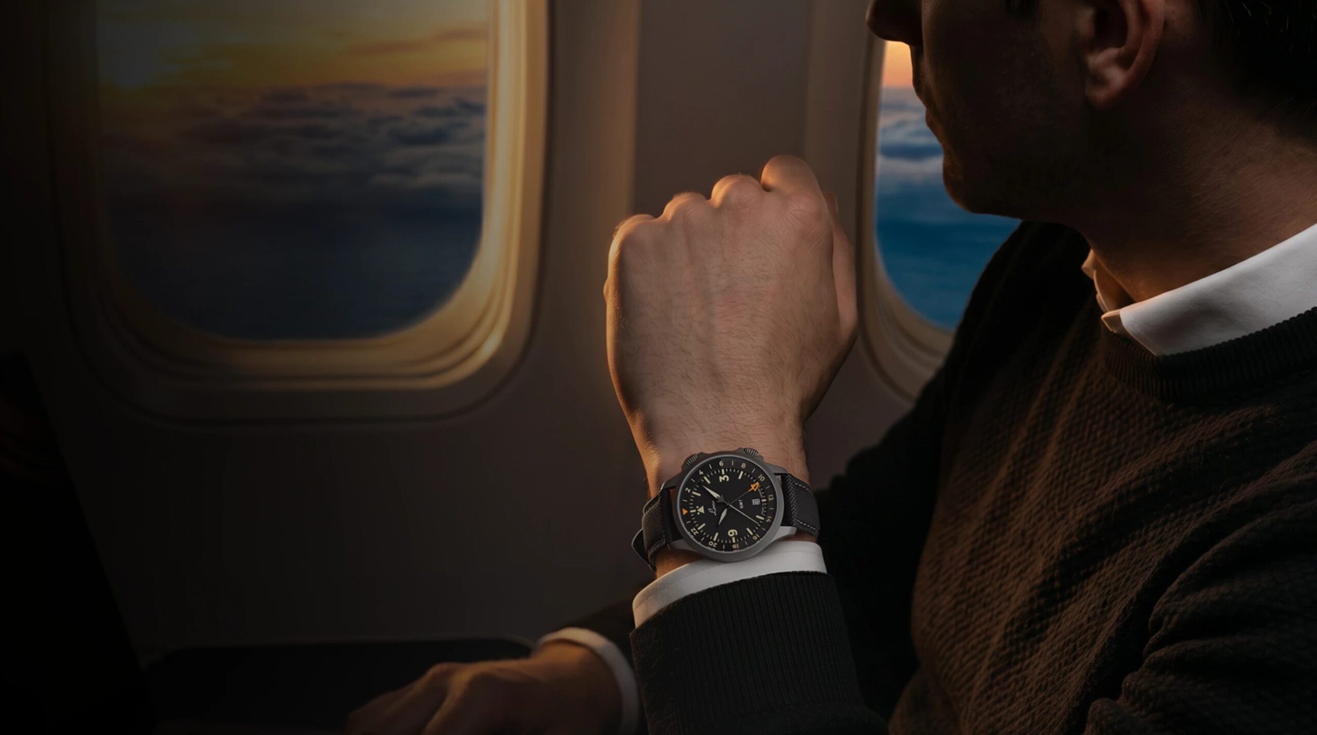 Laco Frankfurt 40 GMT on the wrist